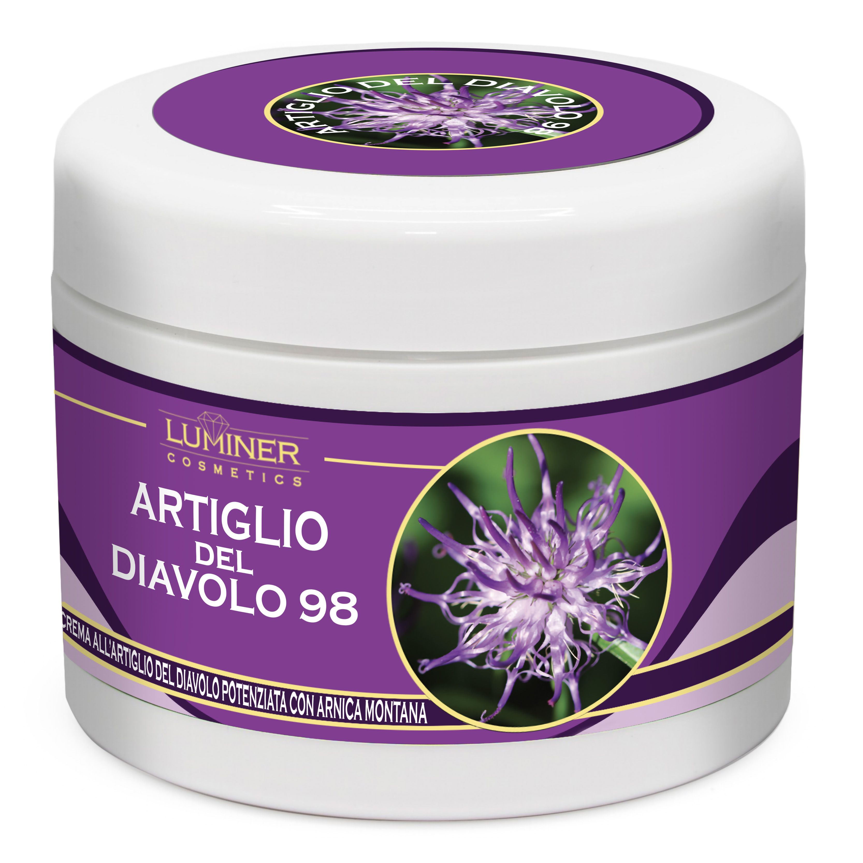 LUMINER - Artiglio del Diavolo Extra Forte Pomata 200ml, per Massaggi ad Articolazioni e Muscoli