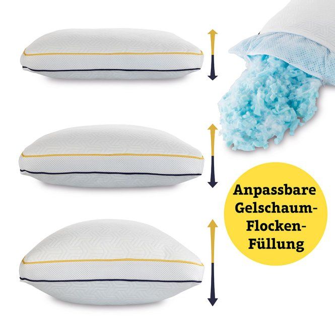 Maximex Komfort-Kopfkissen Gelschaum