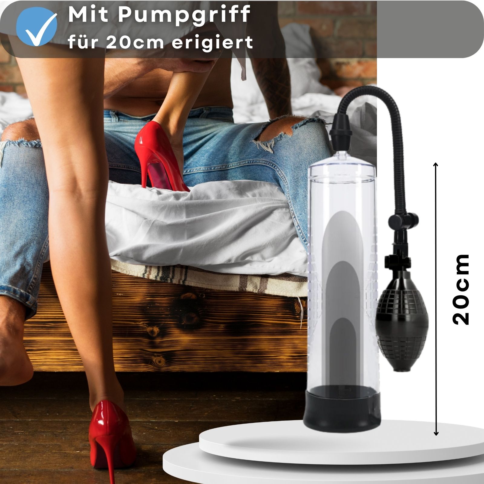 Lovelyness - Penispumpe mit Pumpball - Transparent