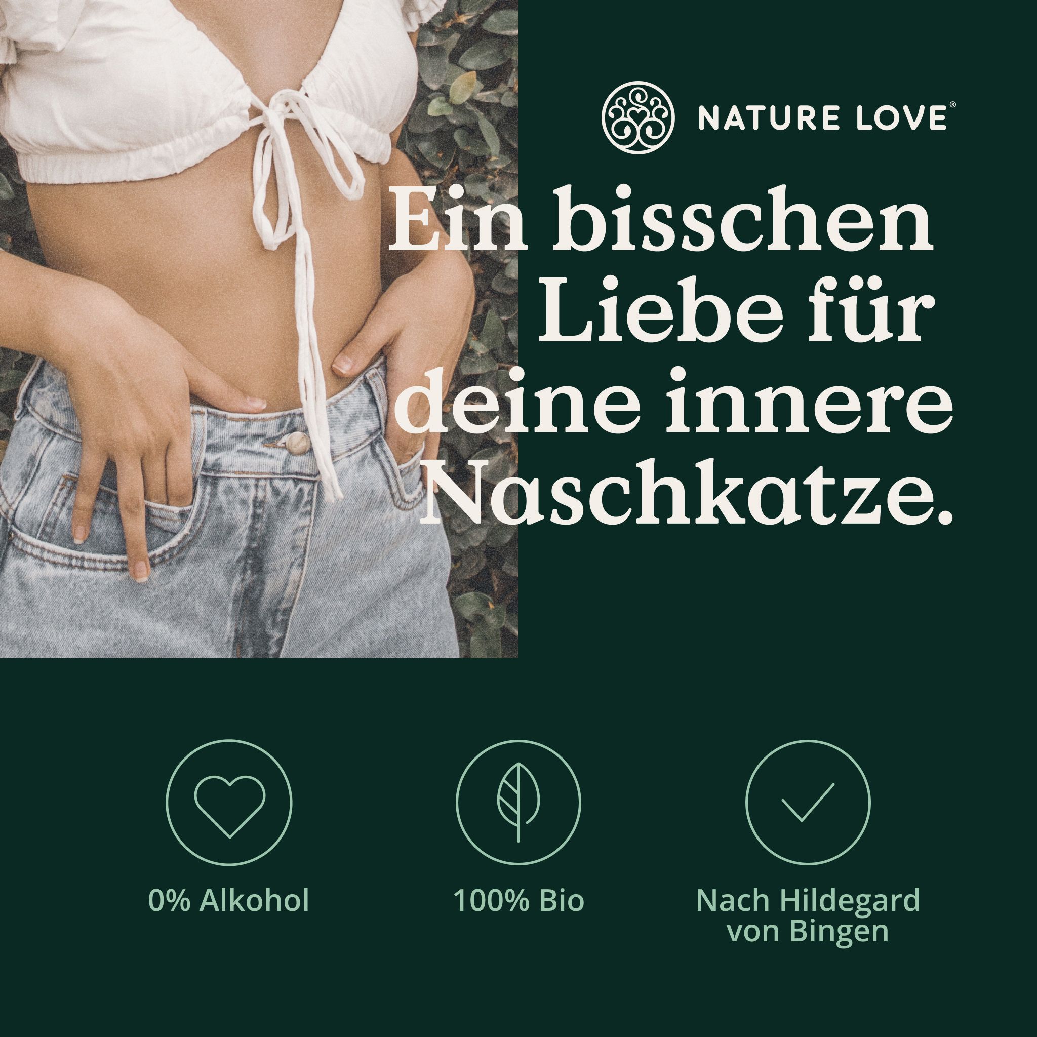 NATURE LOVE Bio Bittertropfen: 0% Alkohol, 100% Bio, nach Hildegard von Bingen.