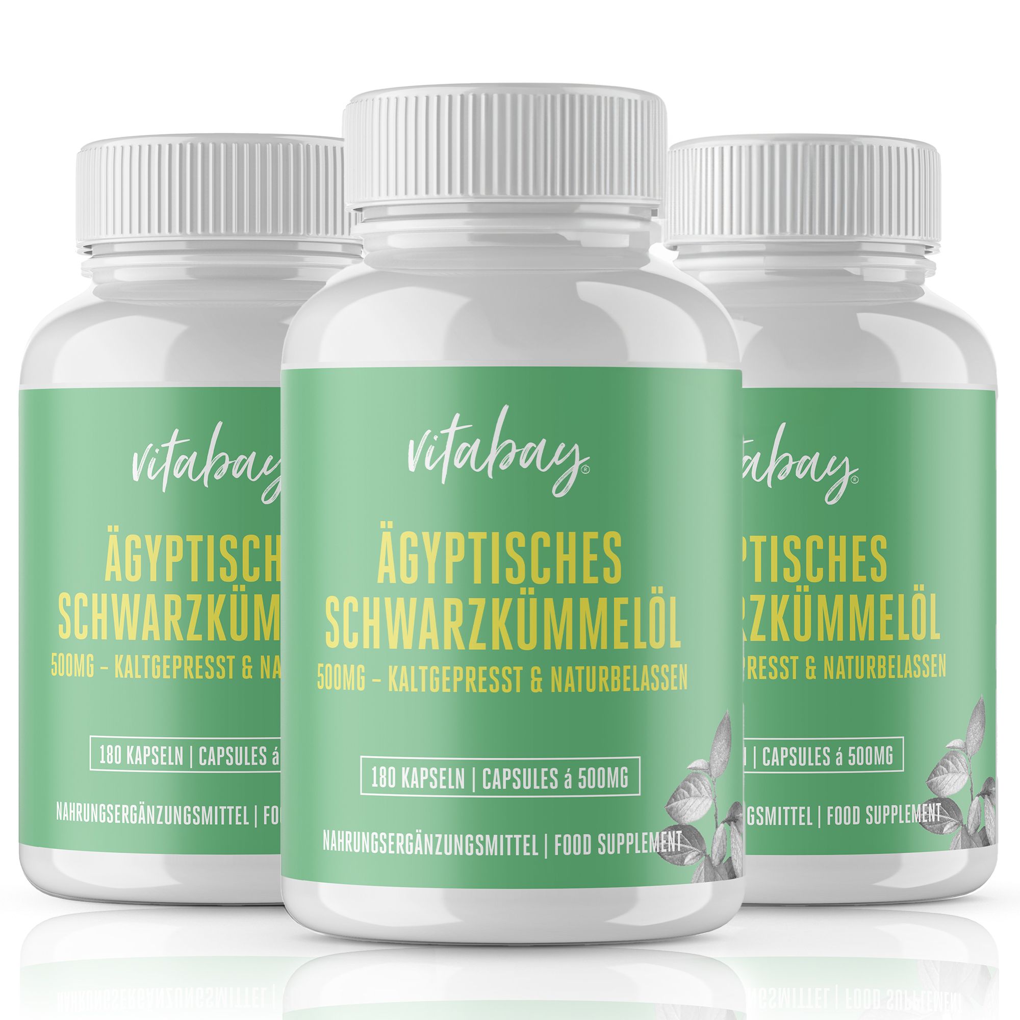 Vitabay ÄGYPTISCHES Schwarzkümmelöl 500 mg