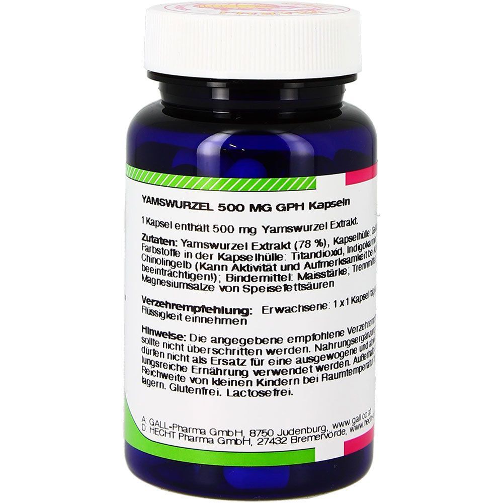 GALL PHARMA Yamswurzel 500 mg GPH Kapseln