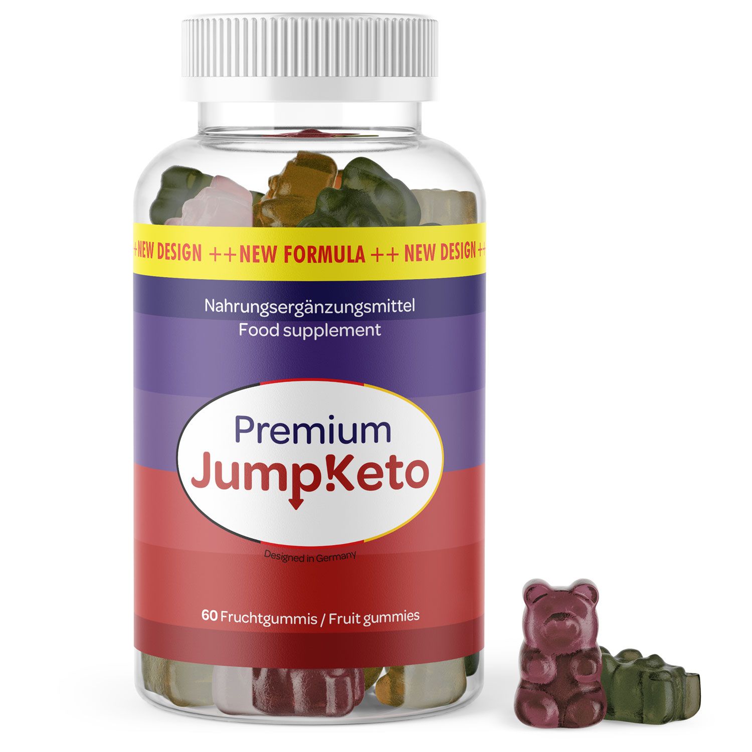 Premium Jump!Keto 60 St Fruchtgummi