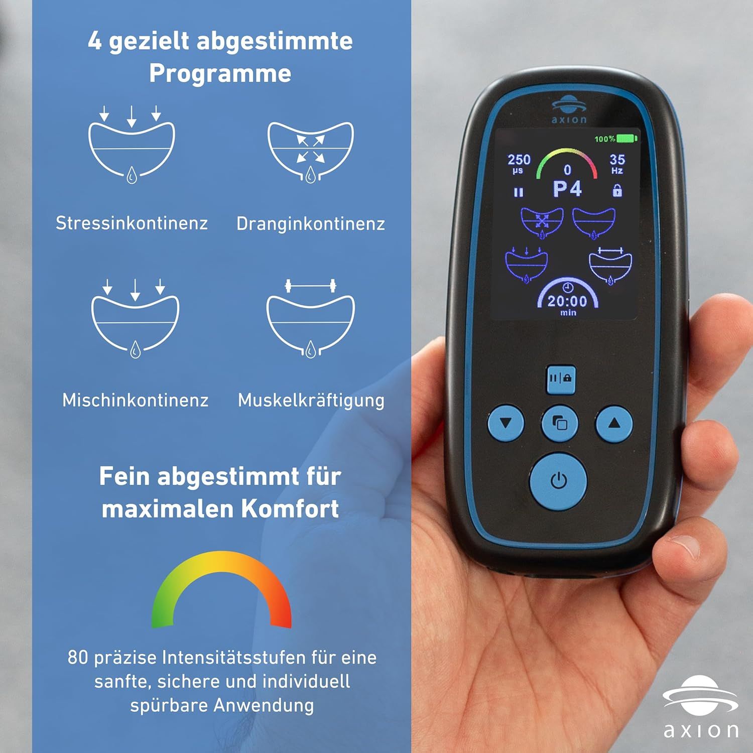 axion® I-3000 Beckenbodentrainer Set für Männer