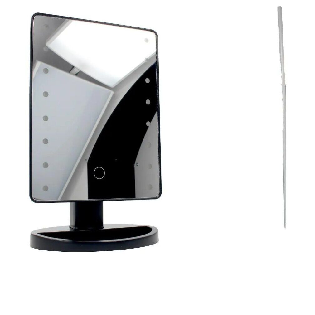 Carl & Son Makeup Mirror Led Light Black