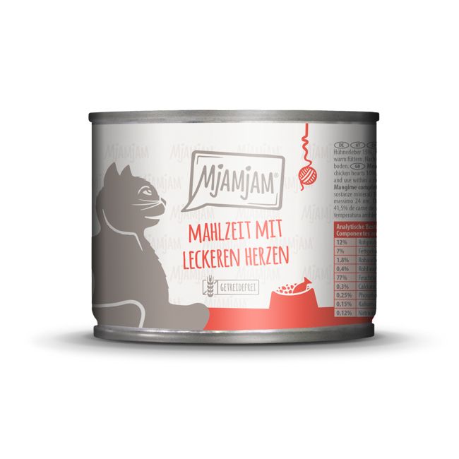 MjAMjAM - Mahlzeit mit leckeren Herzen 200 g Futter