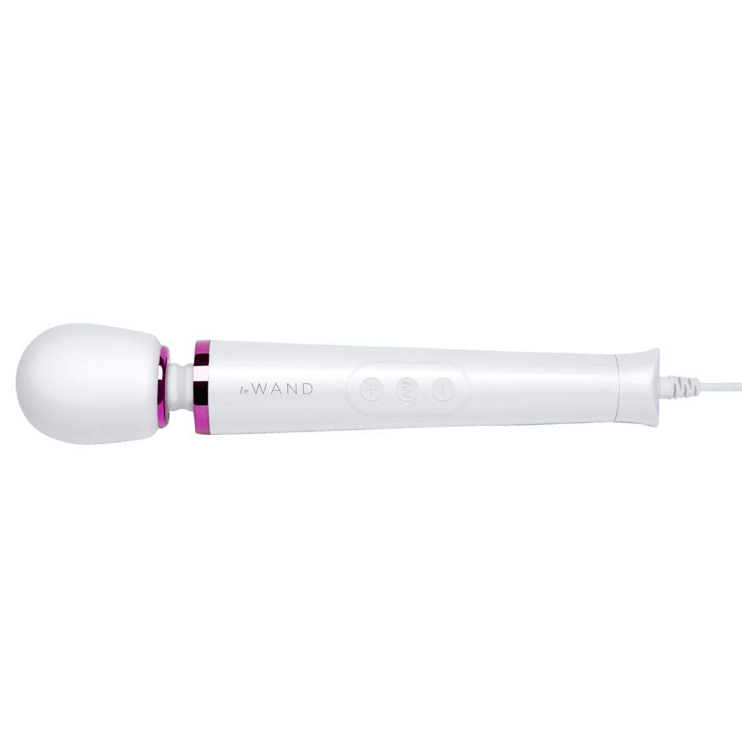 Luxus-Massagestab 'Powerful Petite Plug-In Vibrating Massager' | Soft Touch Silikon | le Wand