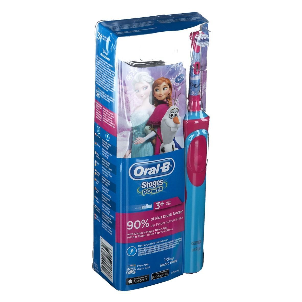 Oral-B Stages Power „Die Eiskönigin – Völlig Unverfroren“ Elektrische Zahnbürste