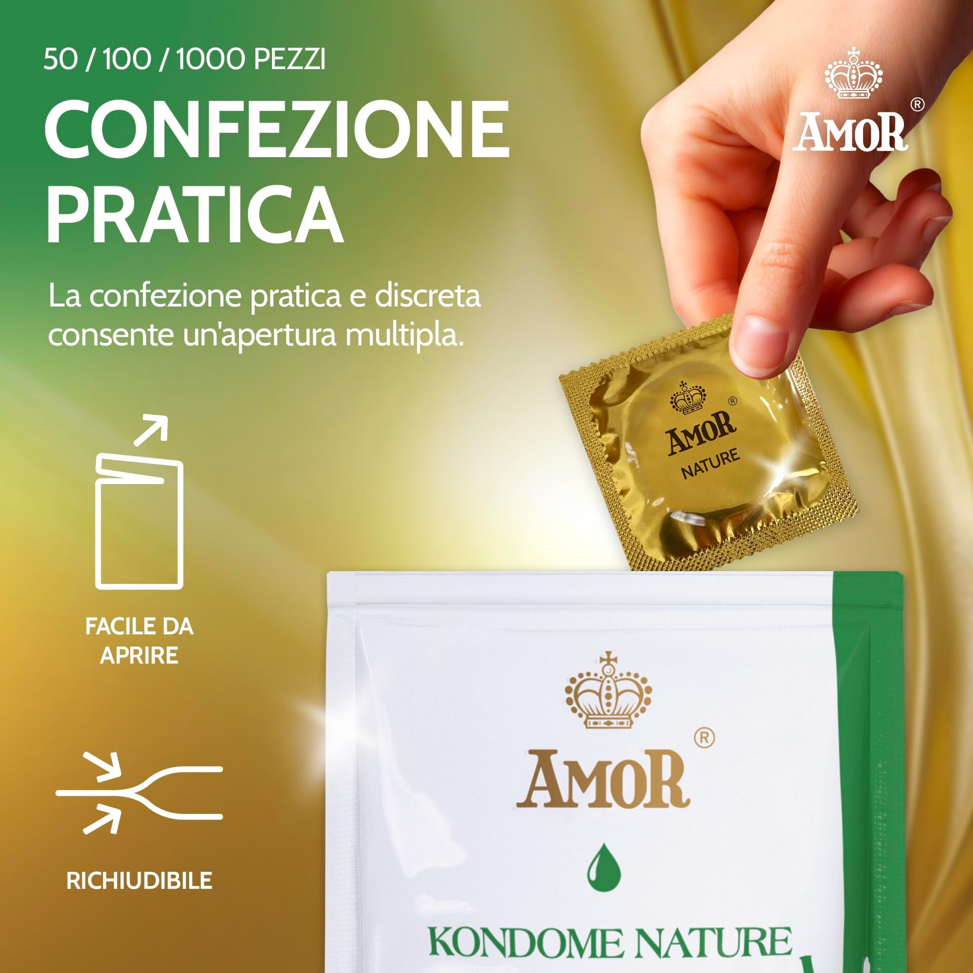 AMOR Nature Kondome 64mm
