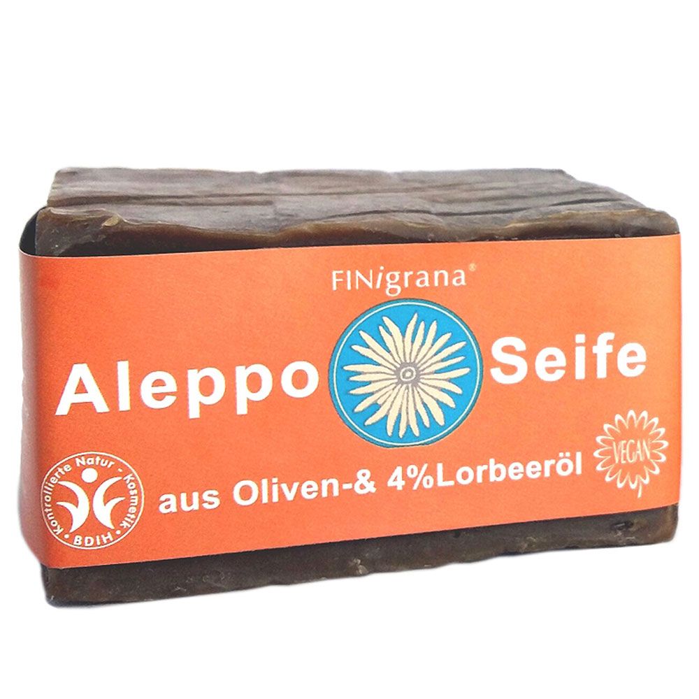 Finigrana Alepposeife 4% Lorbeeröl 180 g