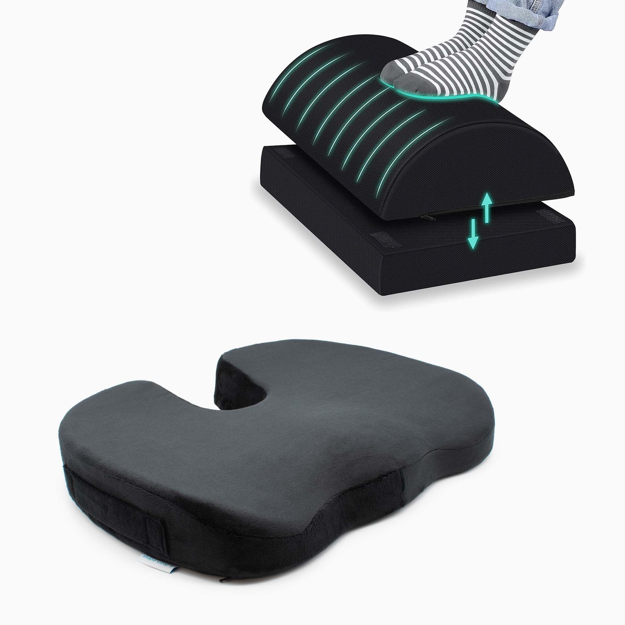 Shapevital Ergonomie Starterpaket S | Memory-Schaum & höhenverstellbar rutschfest 1 St