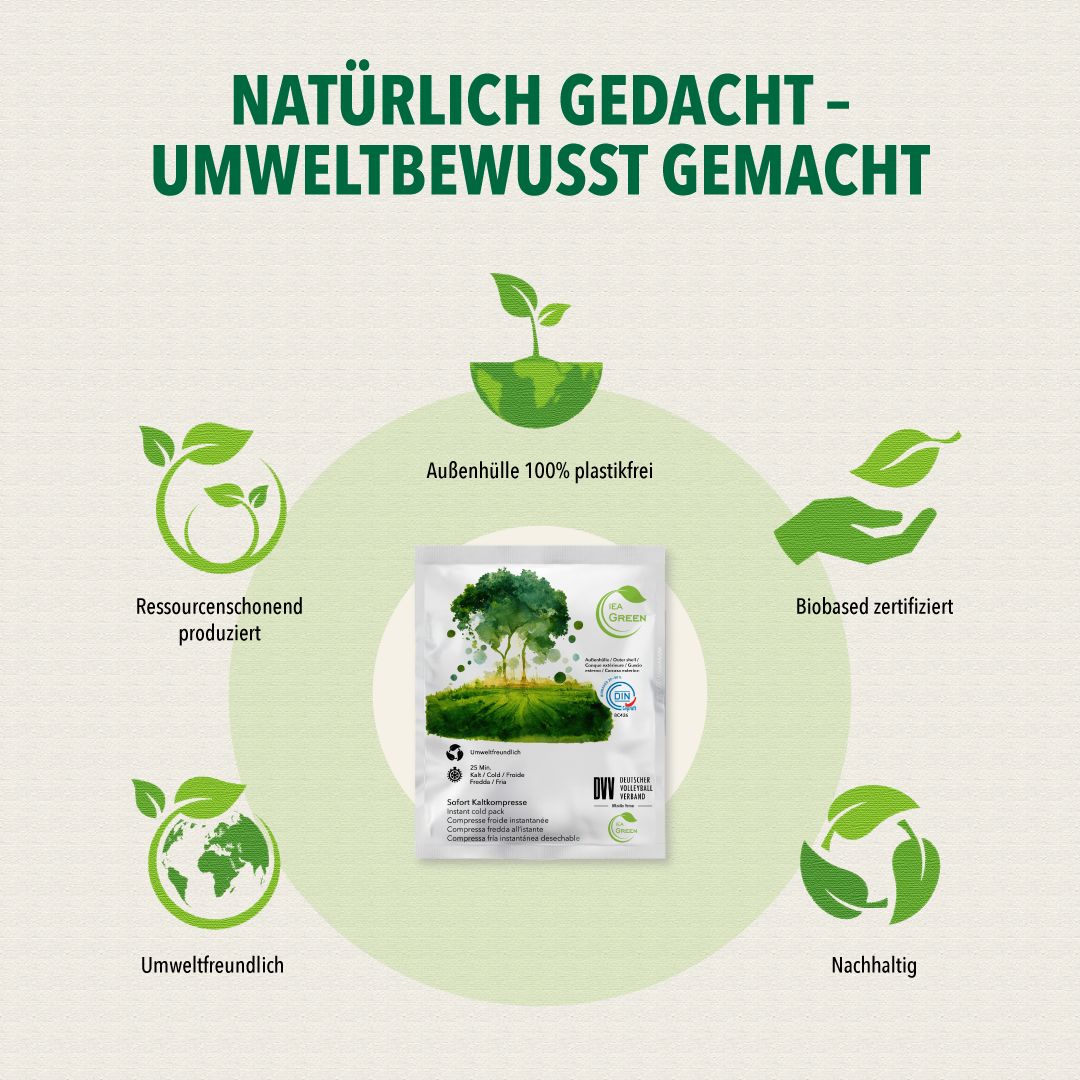 IEA Green Sofort Kältekompresse