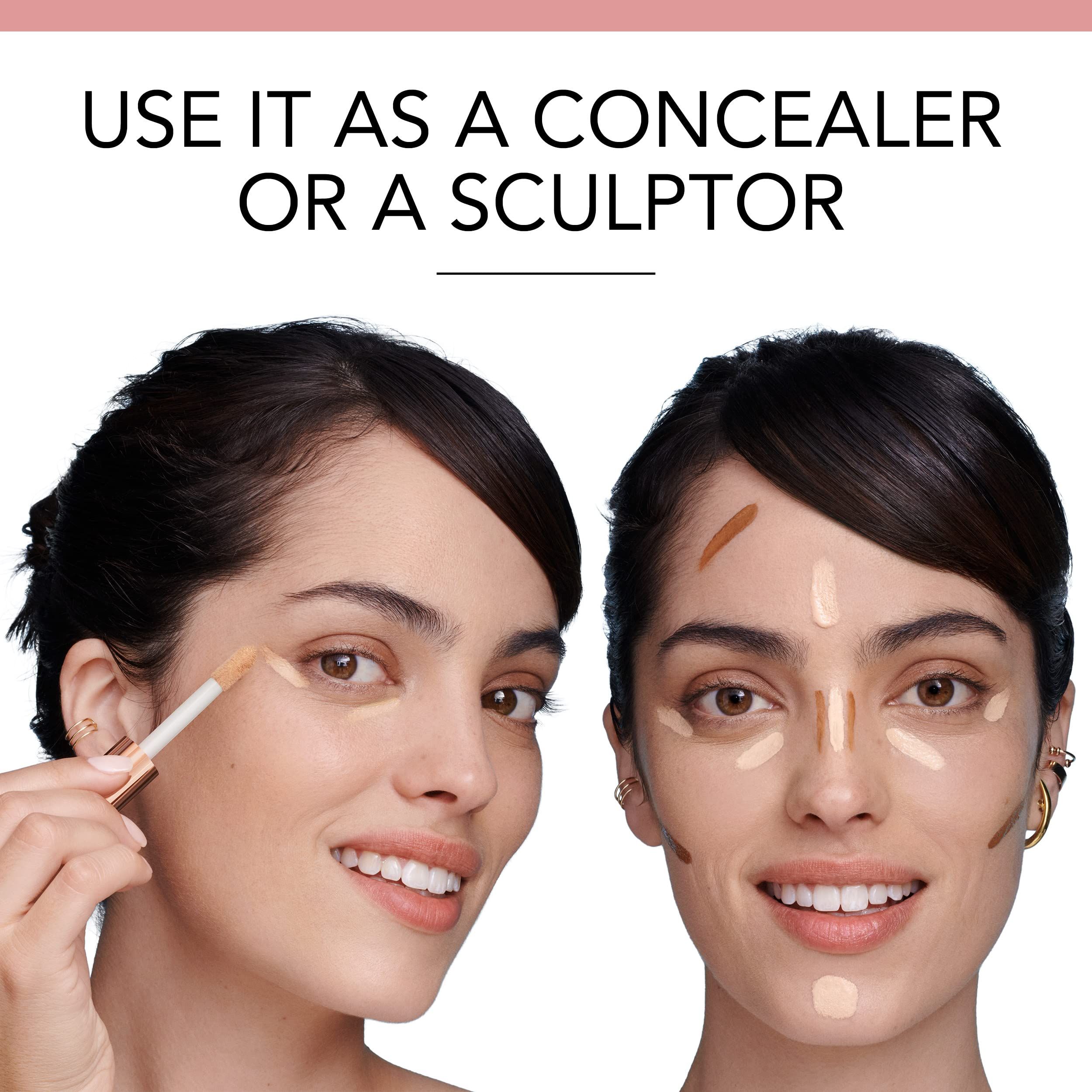 Zwei Frauen wenden Bourjois Always Fabulous Sculptor Concealer an.