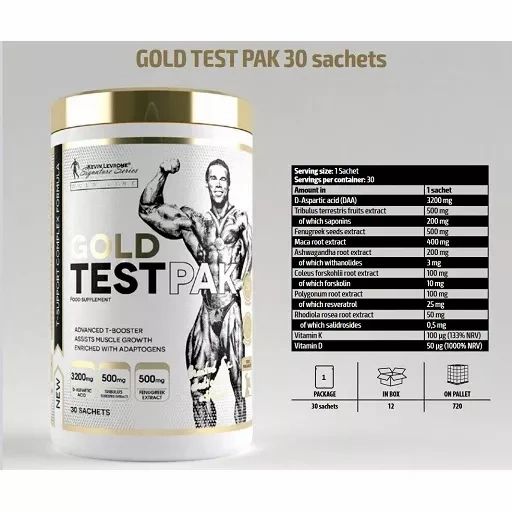 Kevin Levrone Gold Test Pak 300 g Pulver zur Herstellung einer Lösung zum Einnehmen