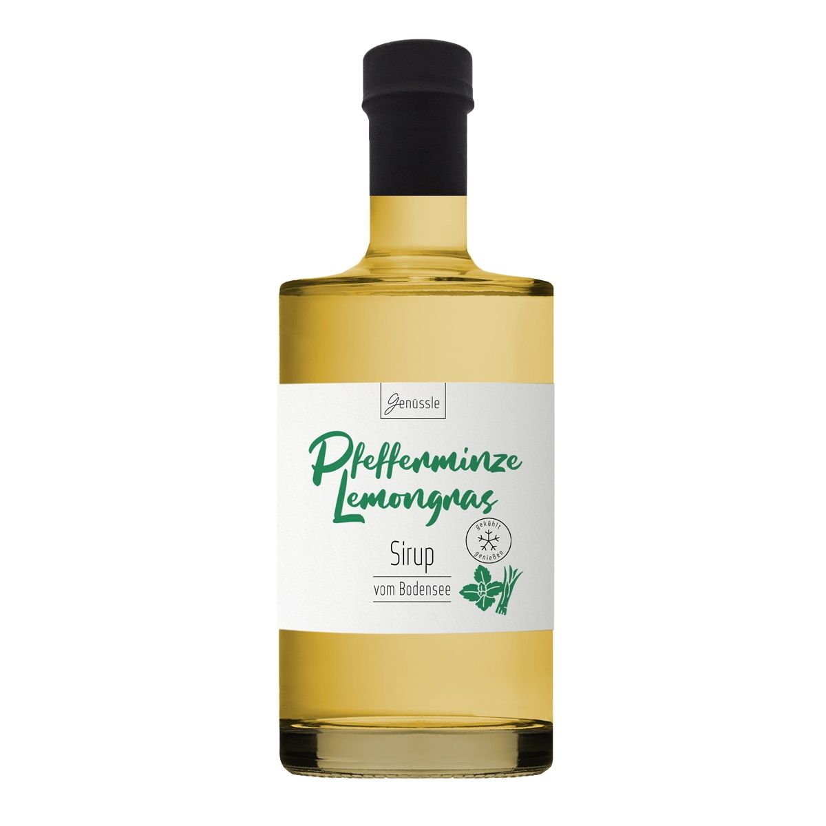 Genüssle Pfefferminze-Lemongras Sirup 700 ml