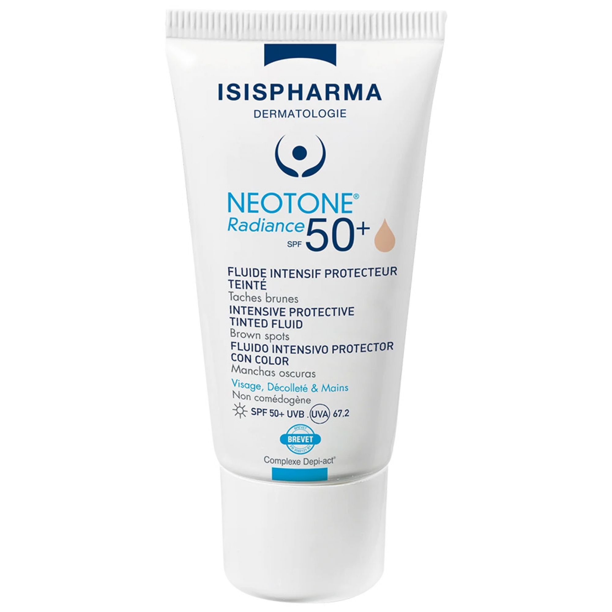 Isispharma Neotone Radiance Intensive Fluid Protective Tinted Protector Spf50+ , Hell) 3,3x5,2x13,5 cm