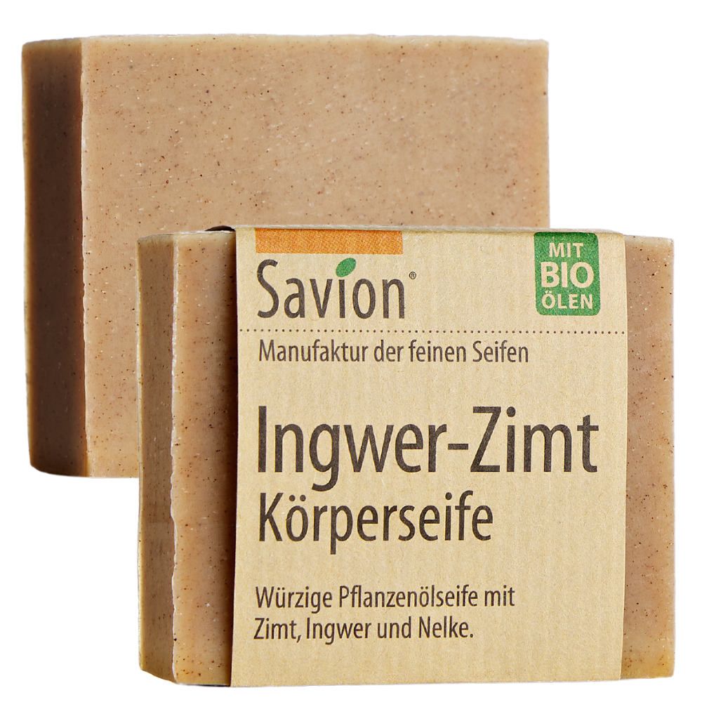 Savion Ingwer-Zimt Körperseife 80 g Seife