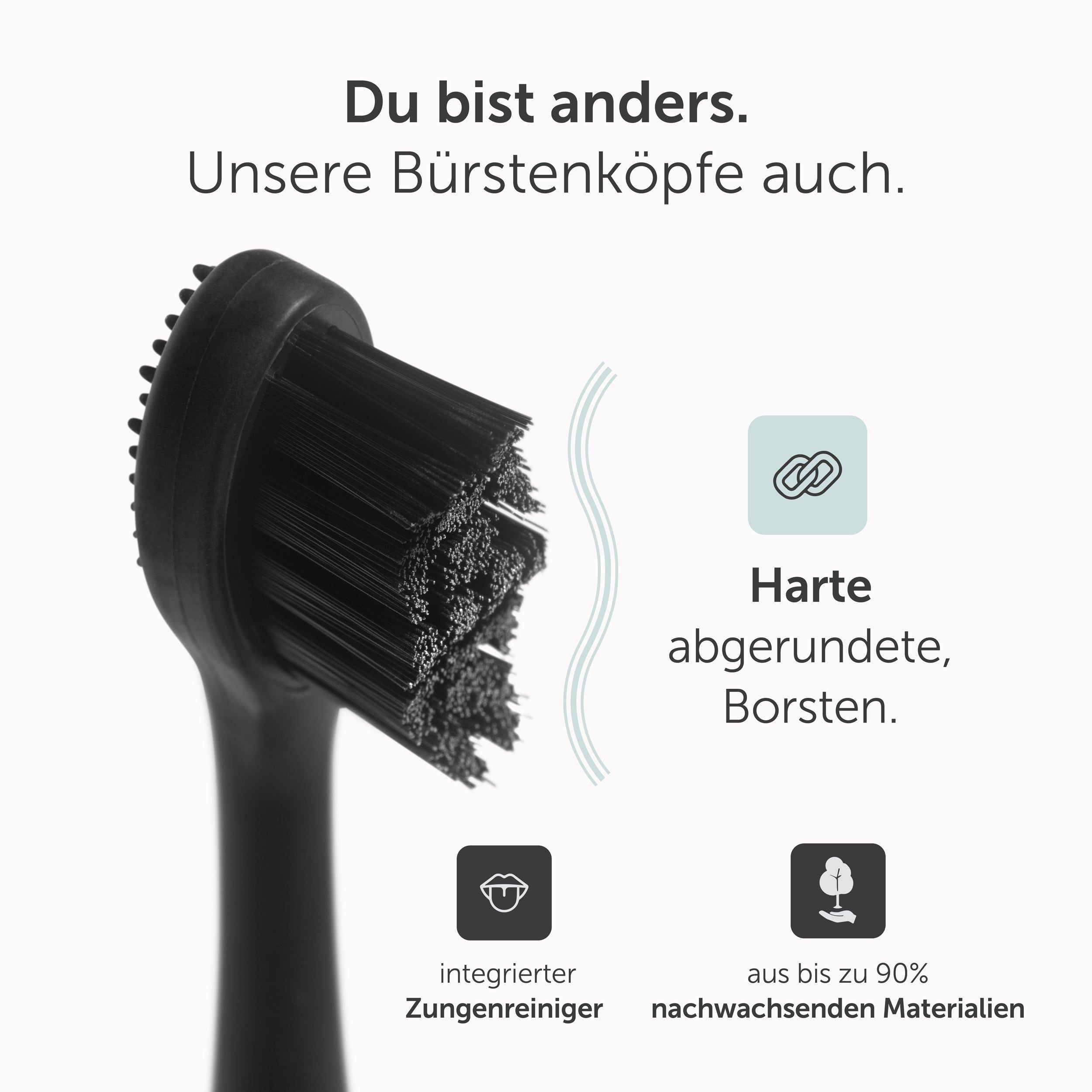 Wondersmile Bürstenköpfe Hard Ultimate Black