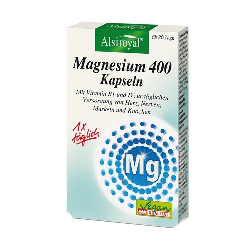 Alsiroyal Magnesium 400 - 20Kapseln