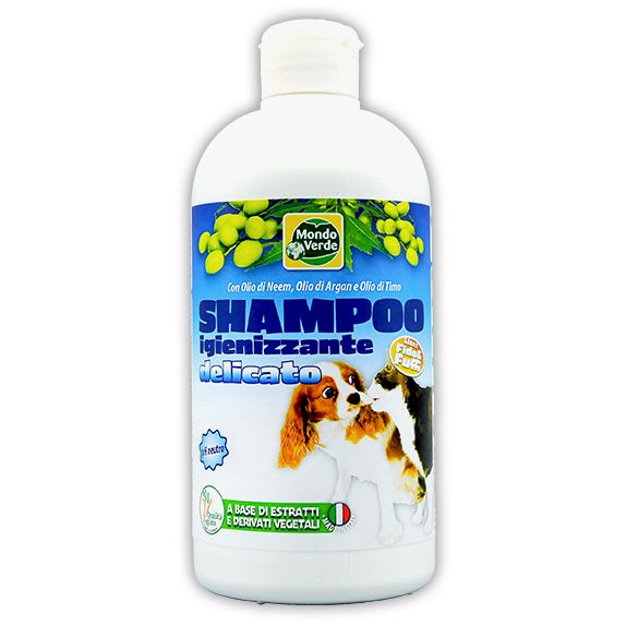 Mondo Verde - Shampoo Delicato Igienizzante per Cani e Gatti 500 g (PET02)
