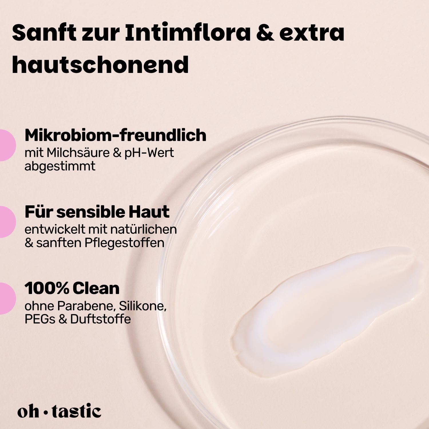 ohtastic Natürliche Vaginal Creme