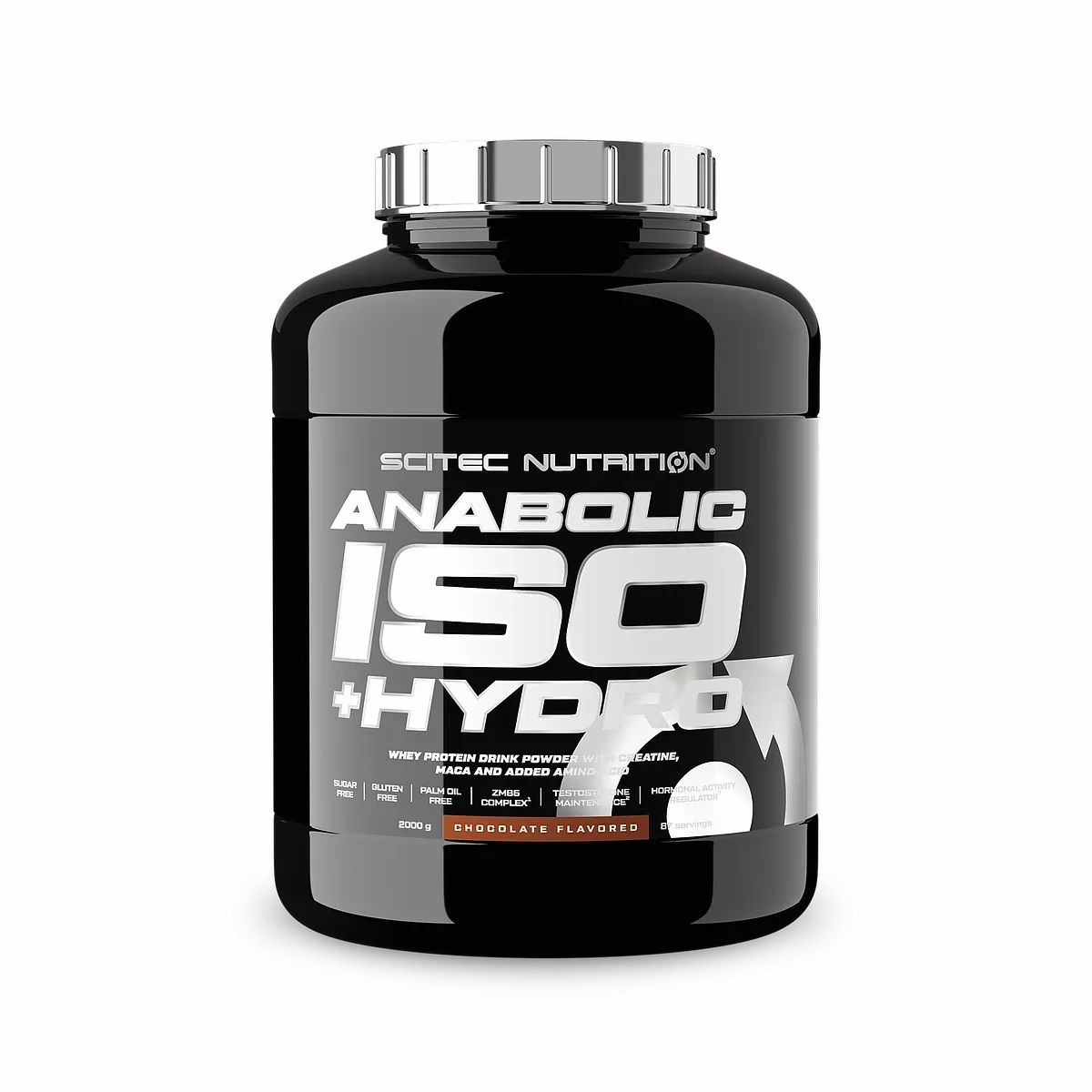 Nährwerttabelle von Scitec Anabolic Iso+ Hydro. Enthält Informationen zu Aminosäuren, einschließlich essentieller und nicht-essentieller.