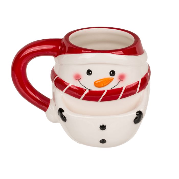 Out of the Blue Keramik-Becher mit Keksfach, Weihnachten