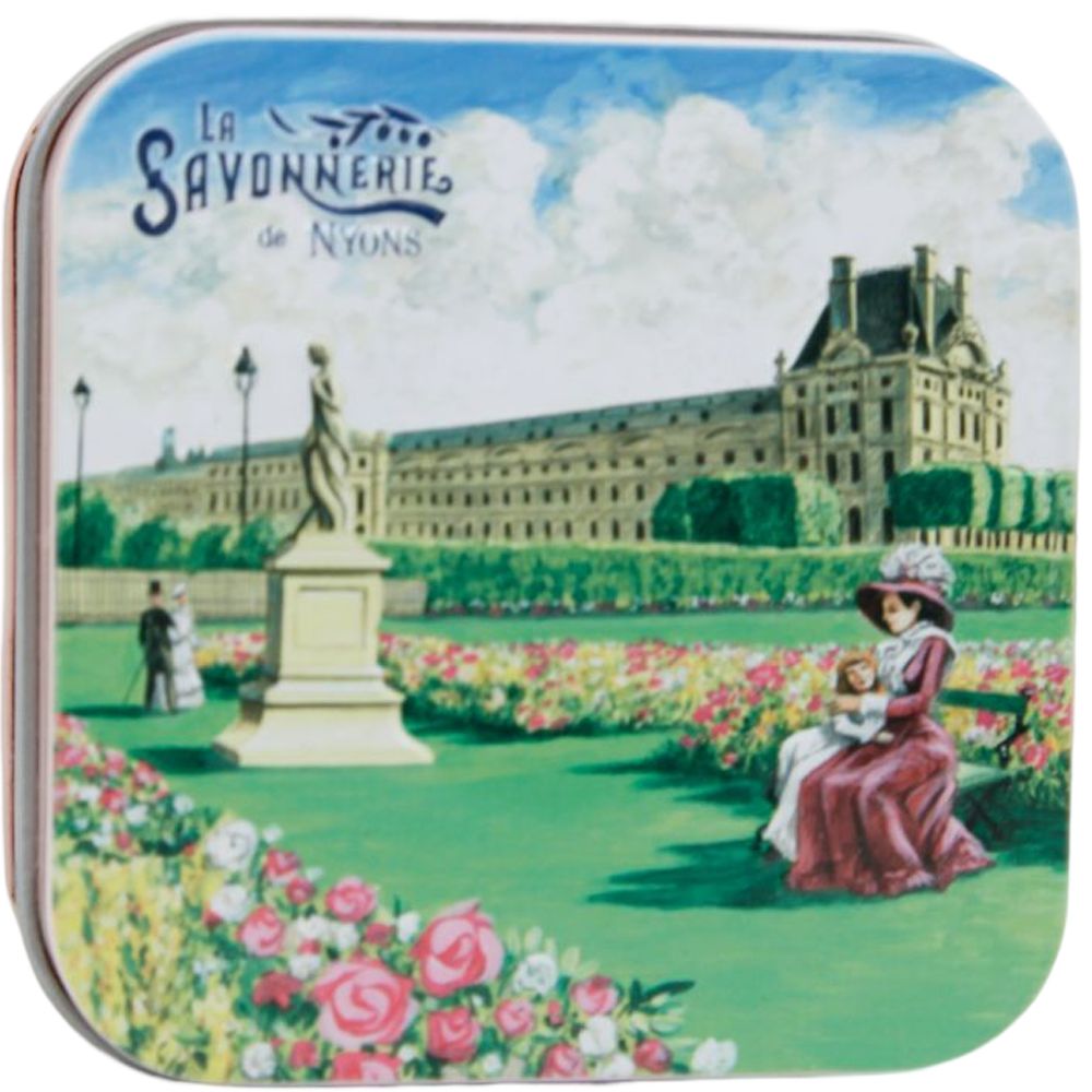 La Savonnerie de Nyons - Metallbox mit Seife - Les Jardins