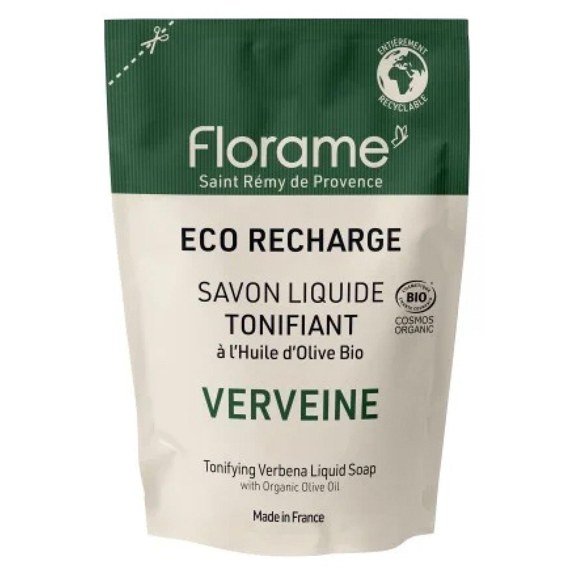 Florame Belebende Flüssigseife Zitronenverbene Öko-Refill Bio 4 20x15x7 cm