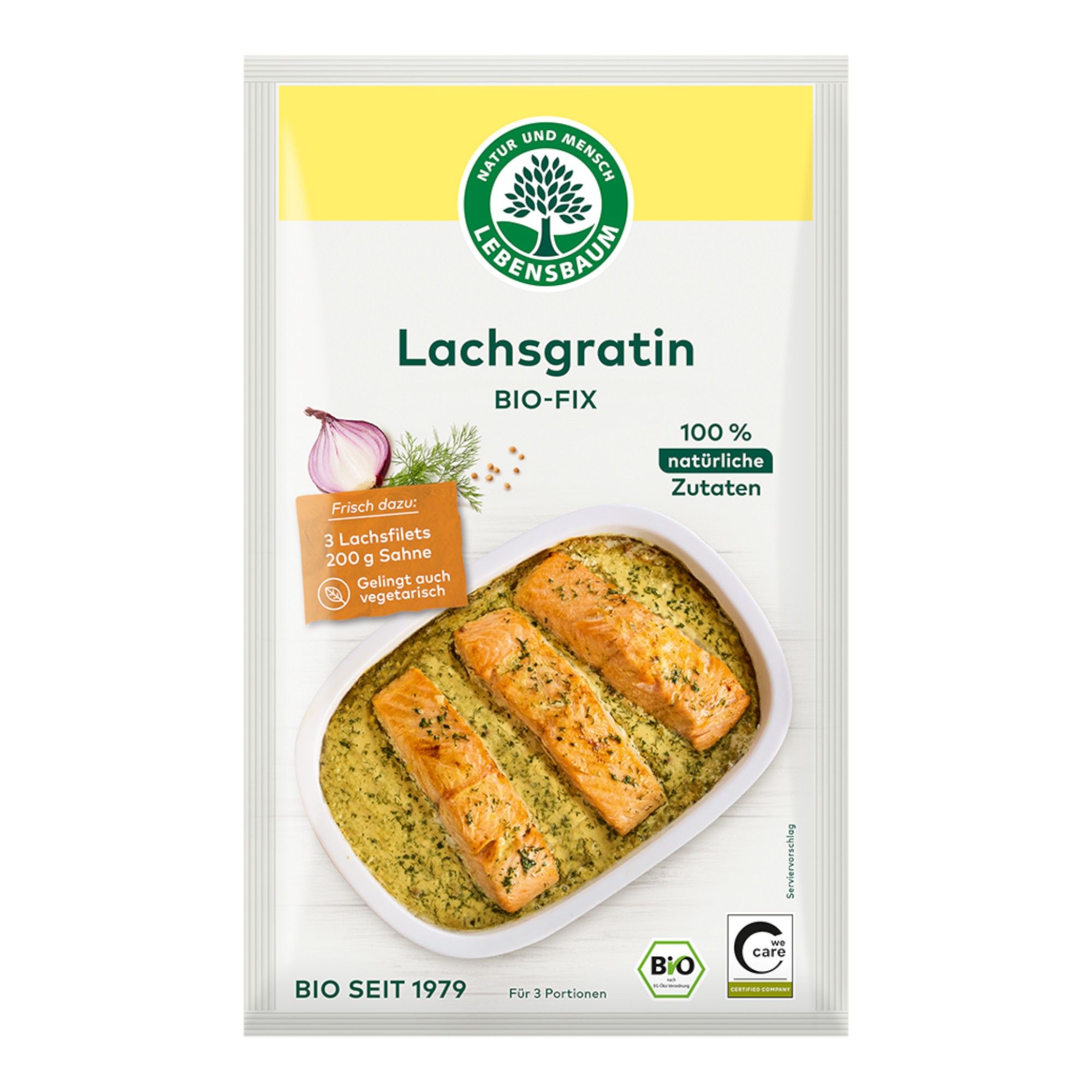Bio Lachsgratin 20 g
