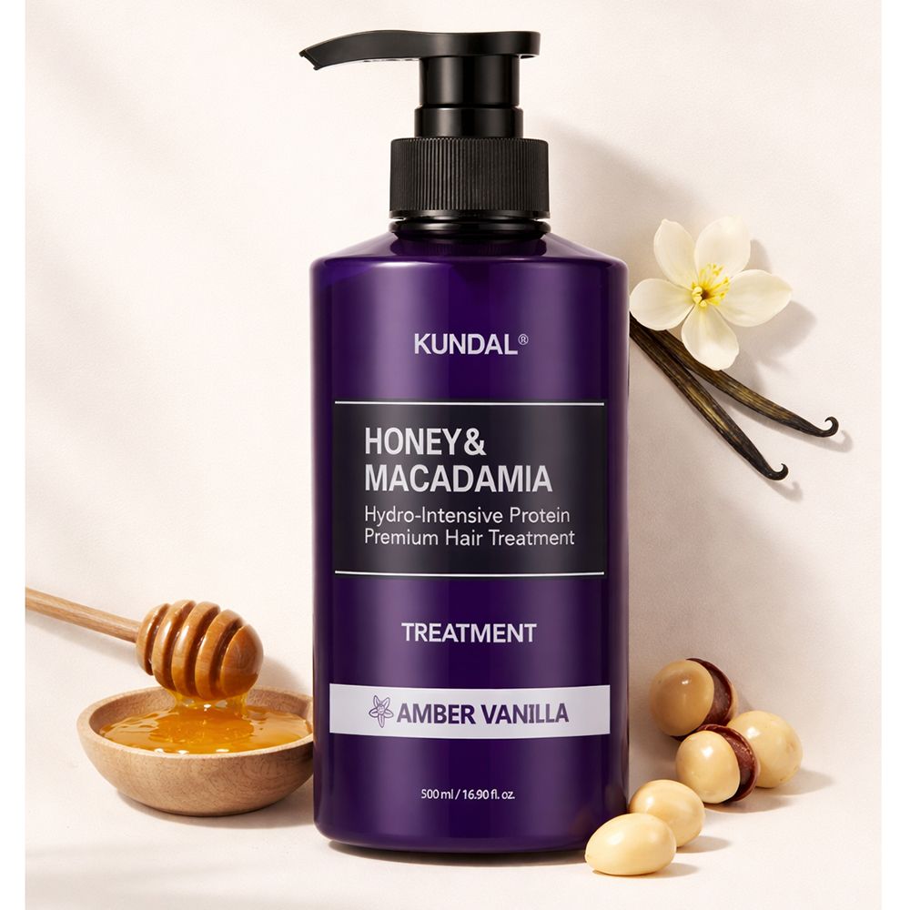 KUNDAL Protein-Haarkur Honey & Macadamia Amber Vanilla