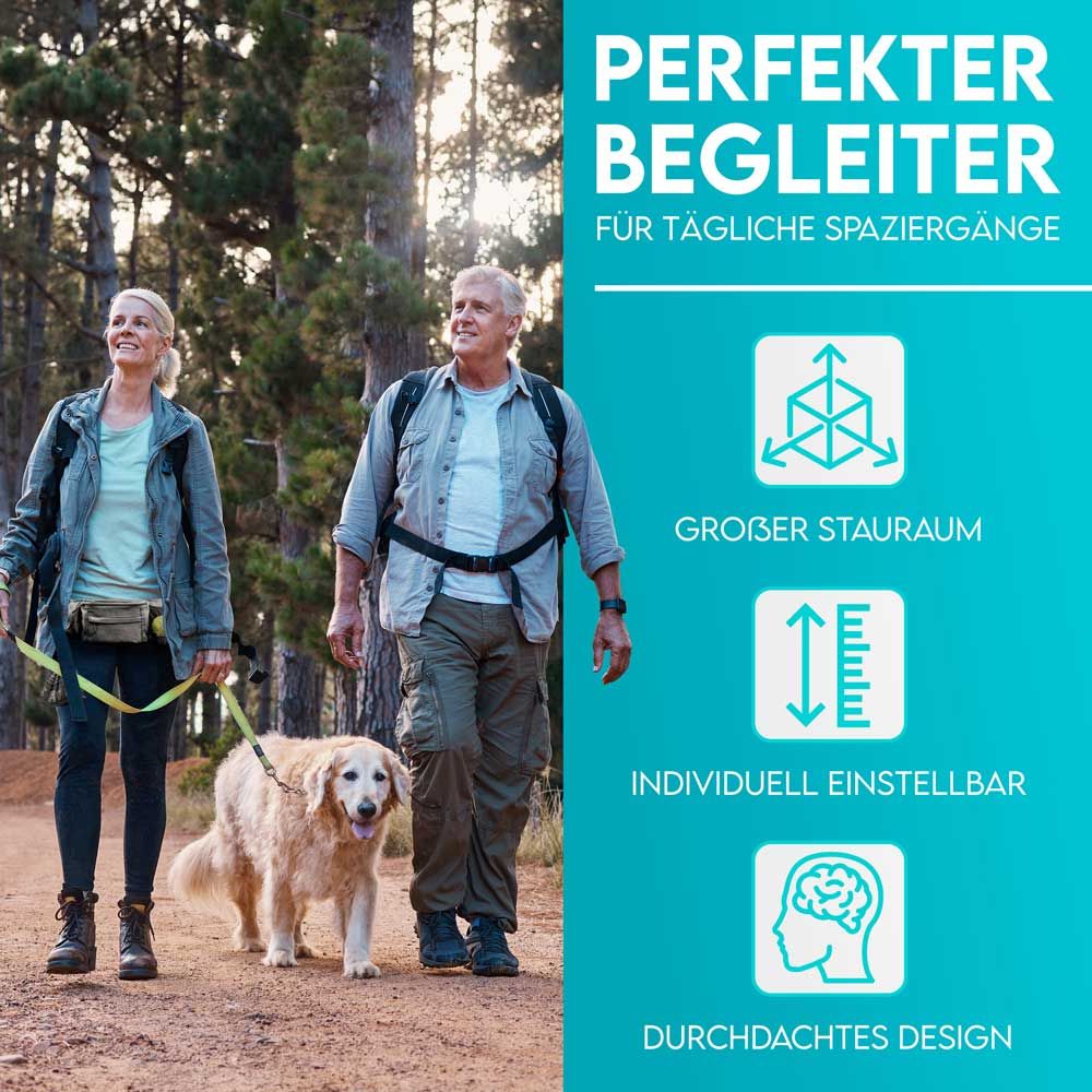 HUND IST KÖNIG® Bauchtasche für Leckerlis & Hundezubehör