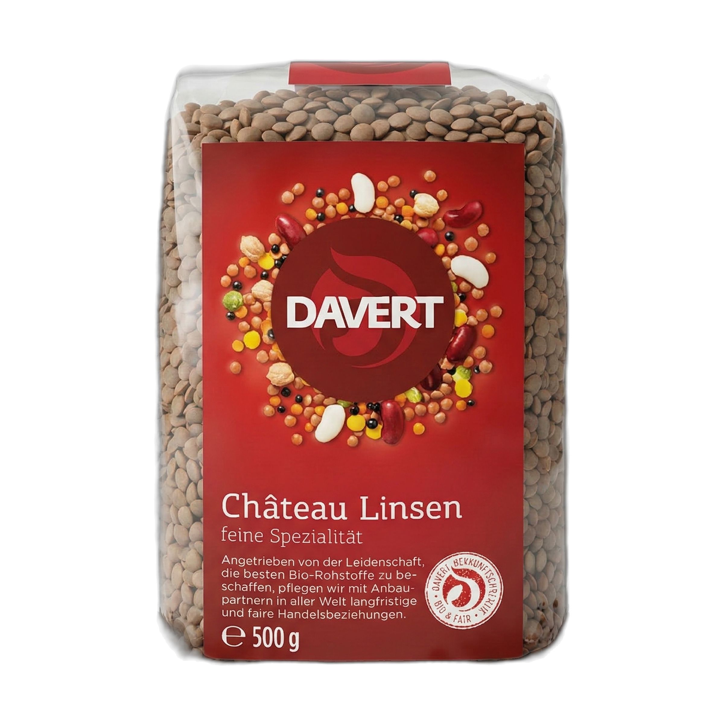 Davert Bio Château Linsen 500 g