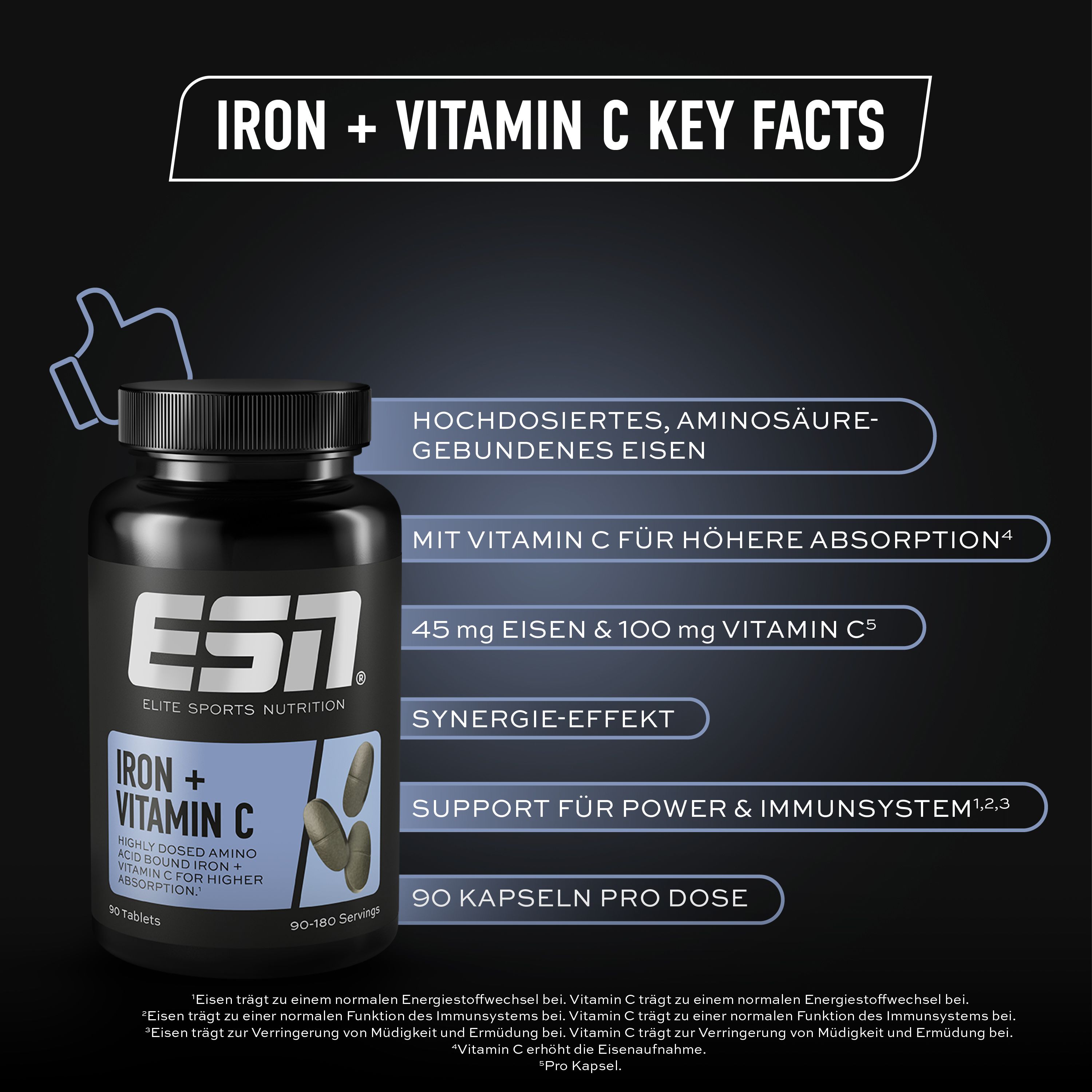 ESN Eisen + Vitamin C