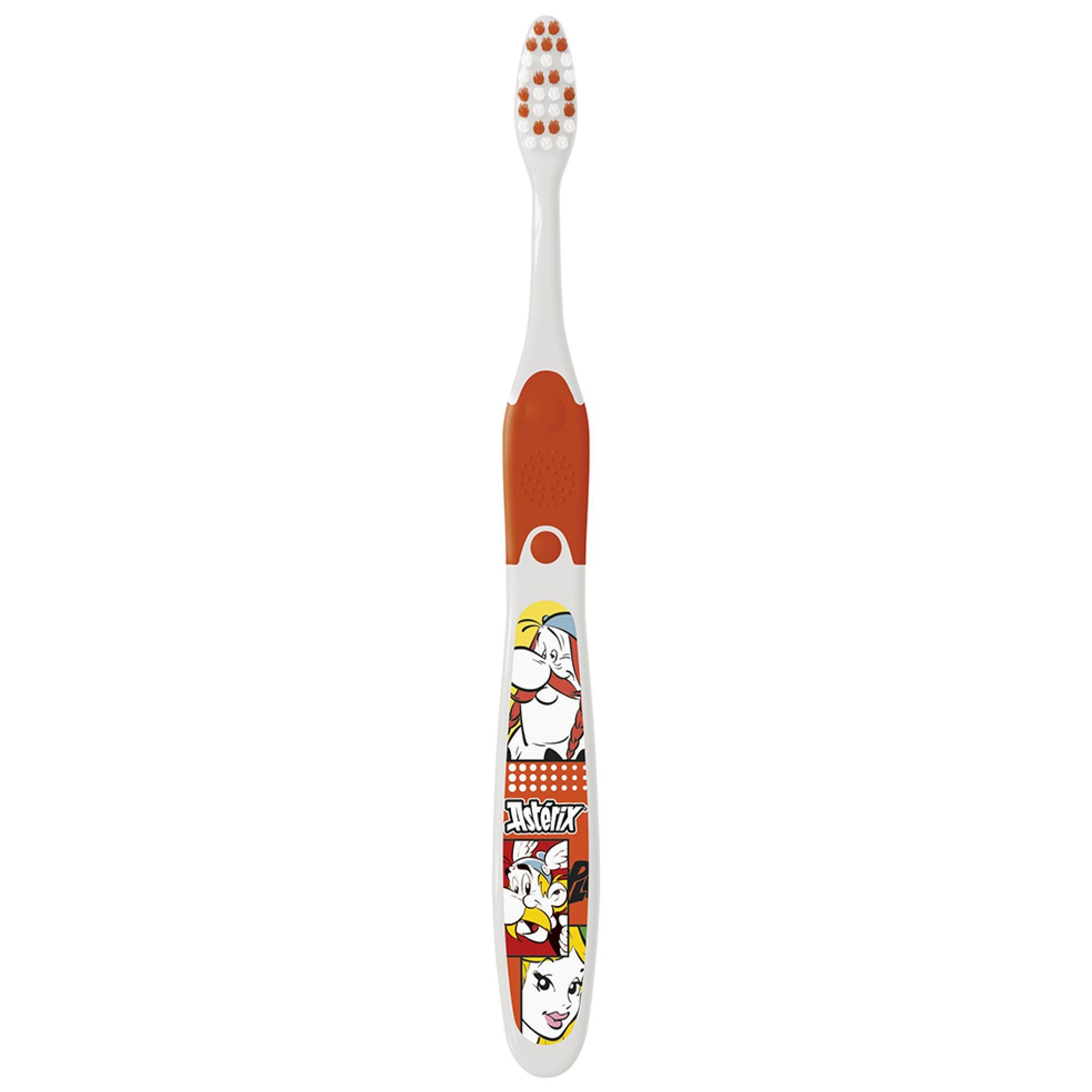 Elgydium Kids Astérix Brosse À Dents - à dents, 4 rangs, 7 12 ans unité 1 St Zahnbürste