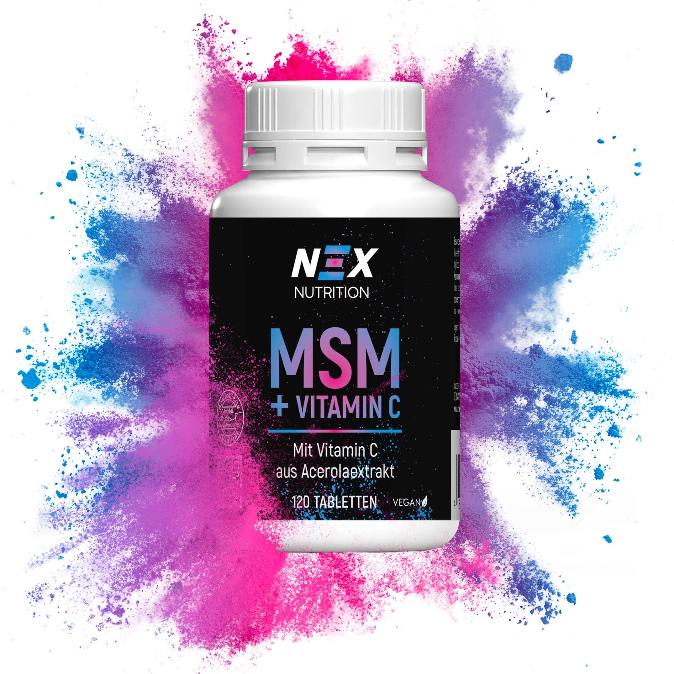 NEX MSM + Vitamin C Tabletten