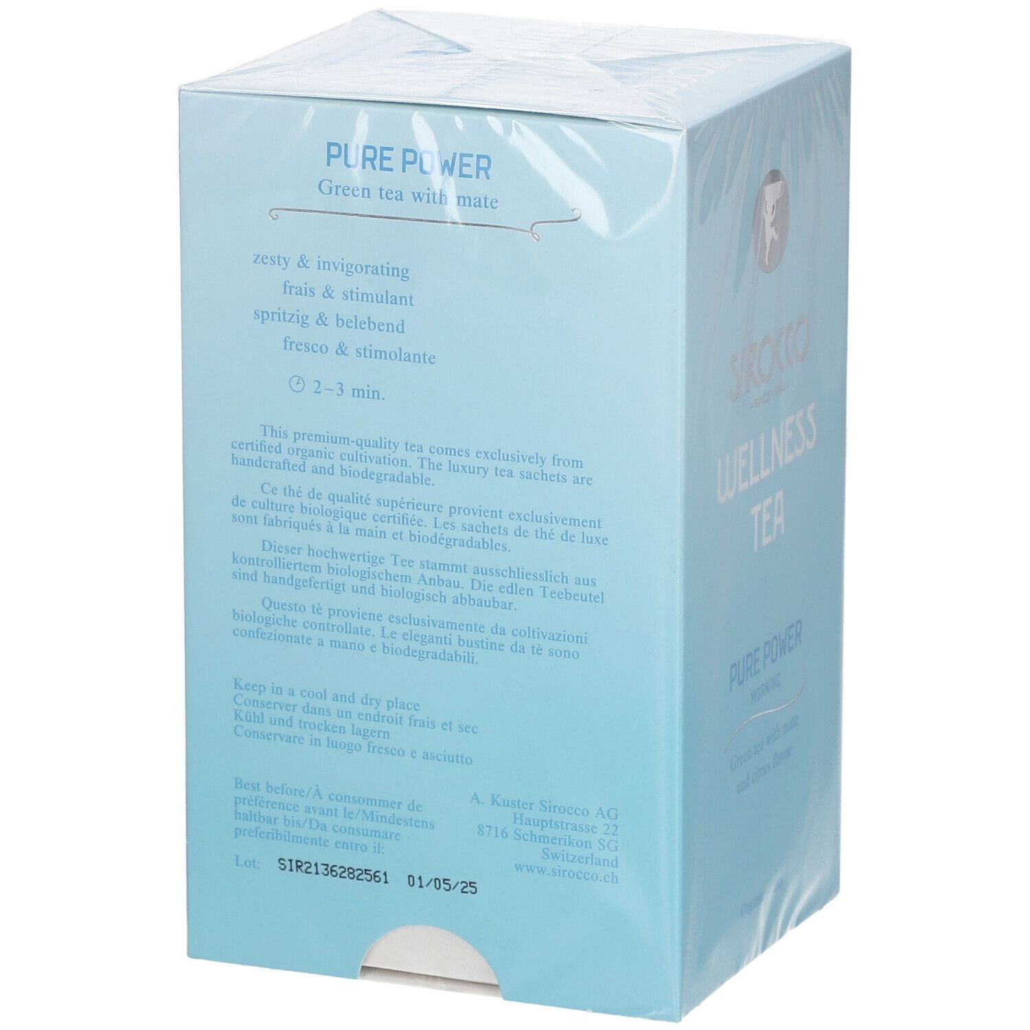 Sirocco Bio Tee Wellness Pure Power
