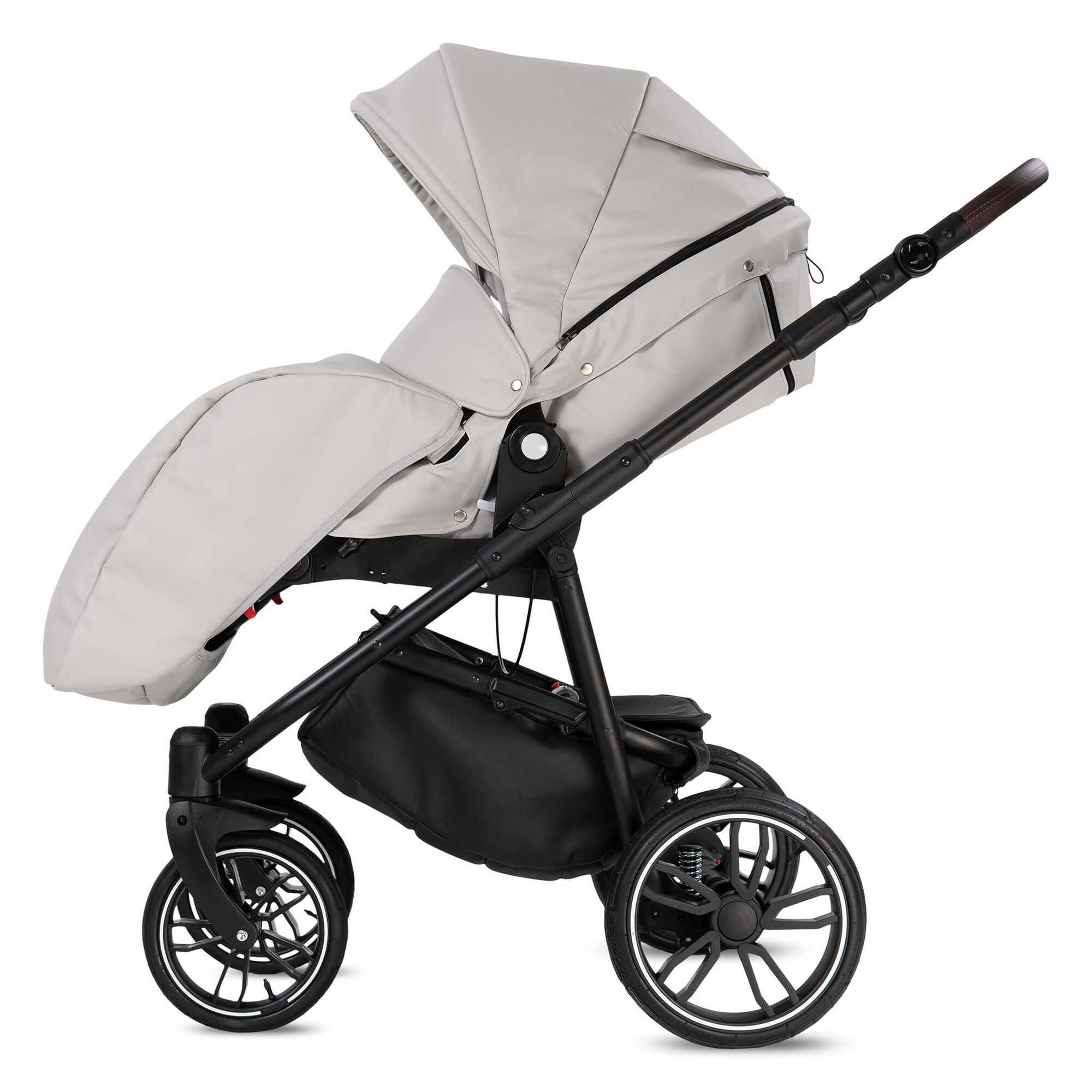 Minigo Beat 2 in 1 Kombikinderwagen GEL Reifen, Light Grey