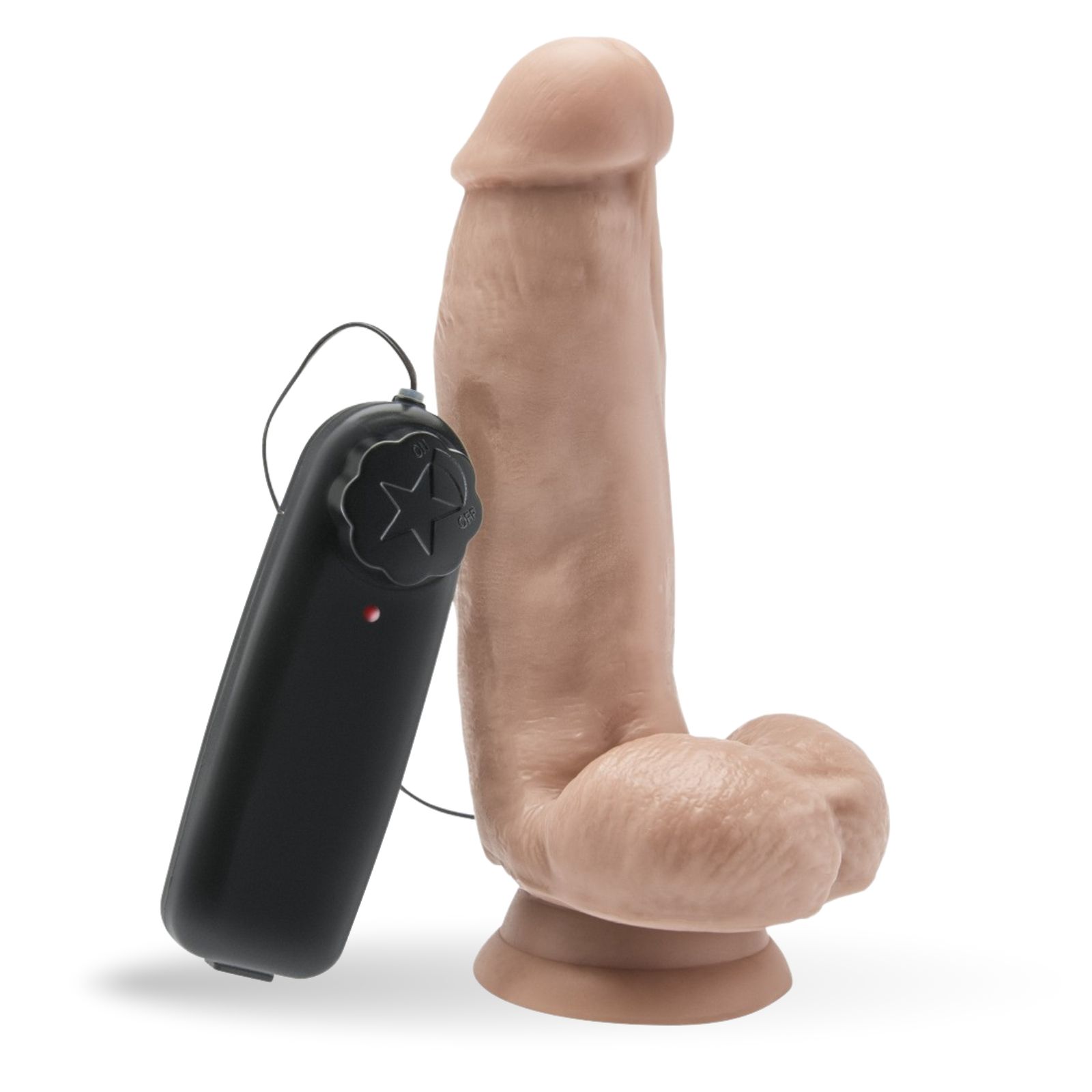 Lovelyness -  dildo con base a ventosa e vibrazione