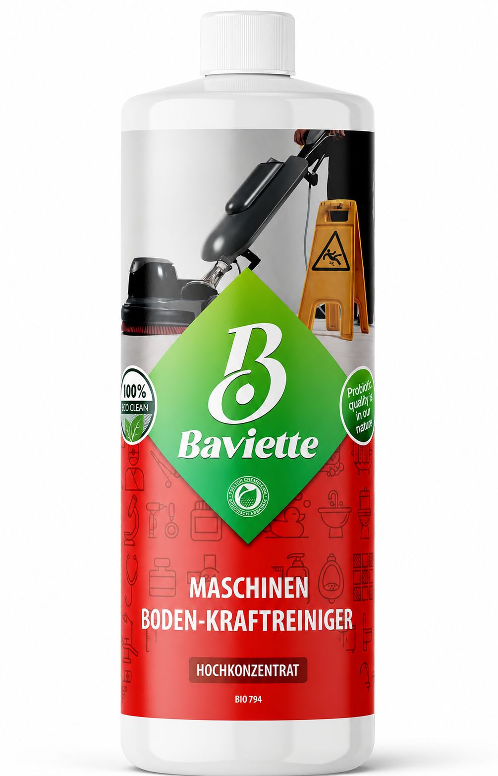 Baviette Pro-Clean Bodenpflege Maschinen Boden-Kraftreiniger