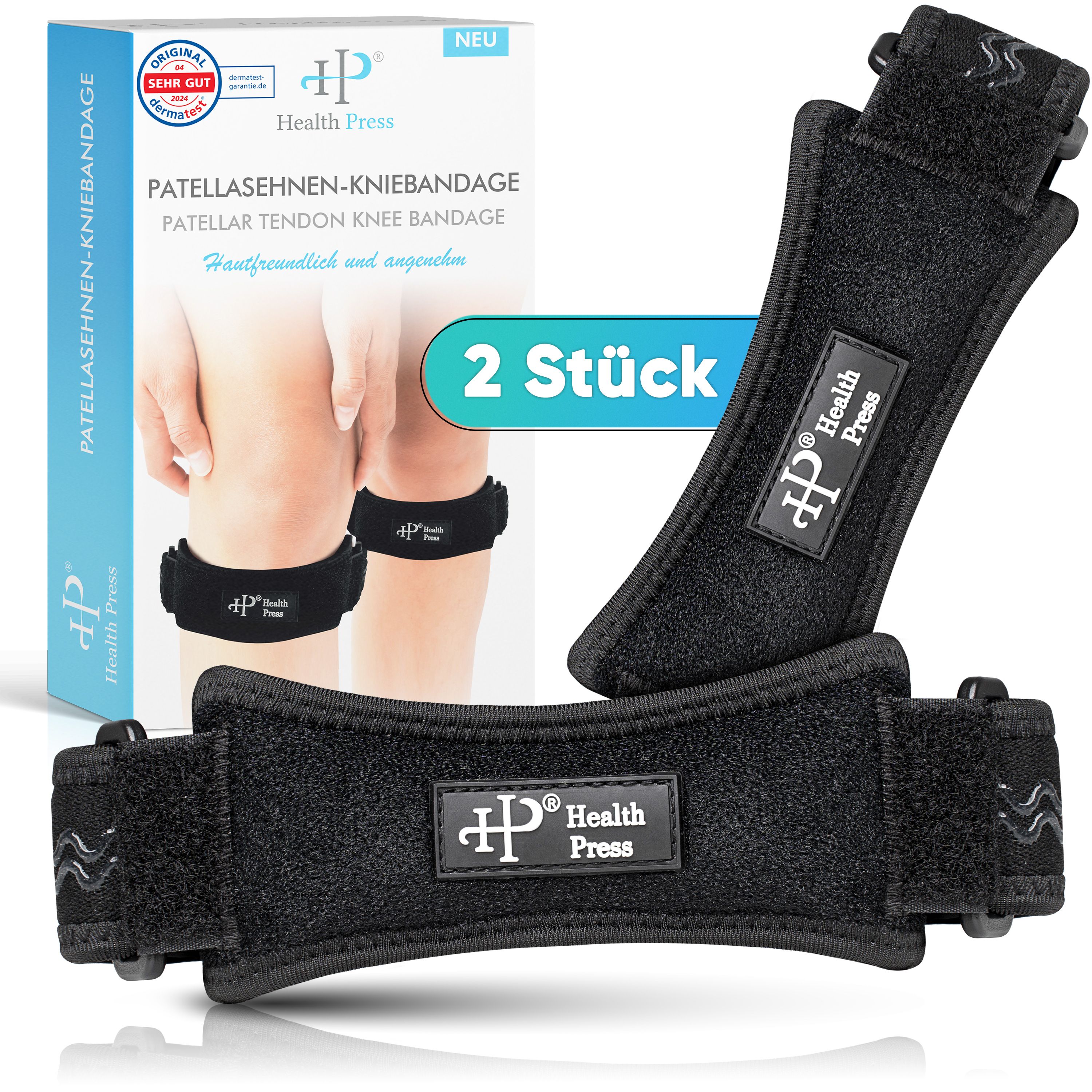 Health Press Patellasehnen-Kniebandage