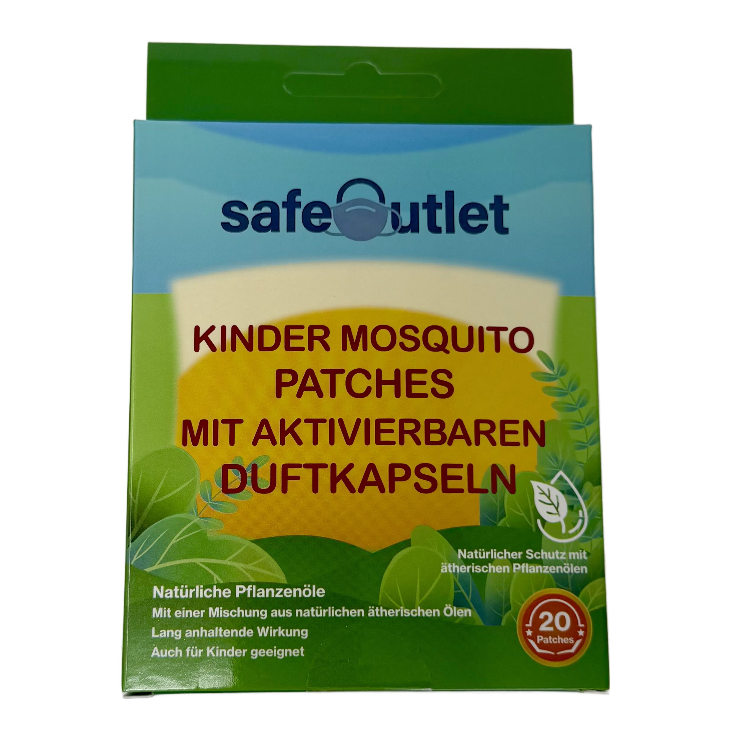 Safeoutlet Anti Mosquito Patches Kids 20 St