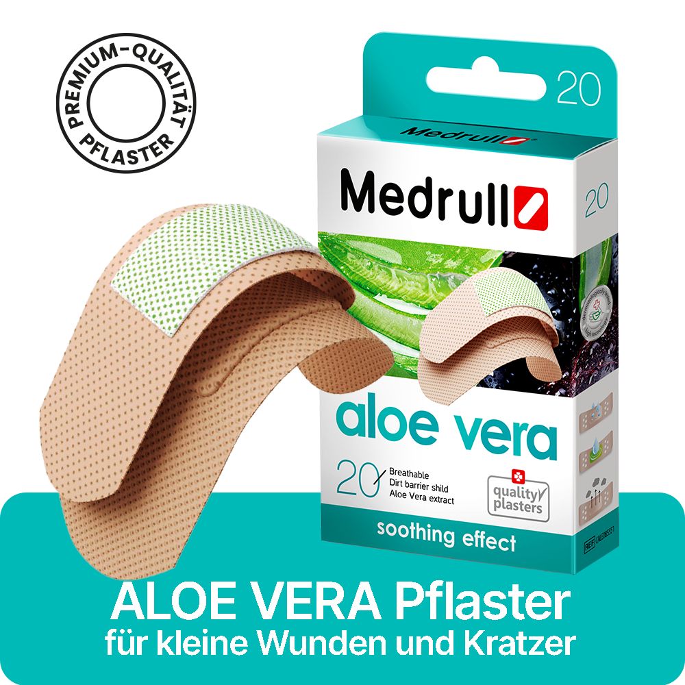 Medrull Aloe Vera Pflaster, hypoallergen