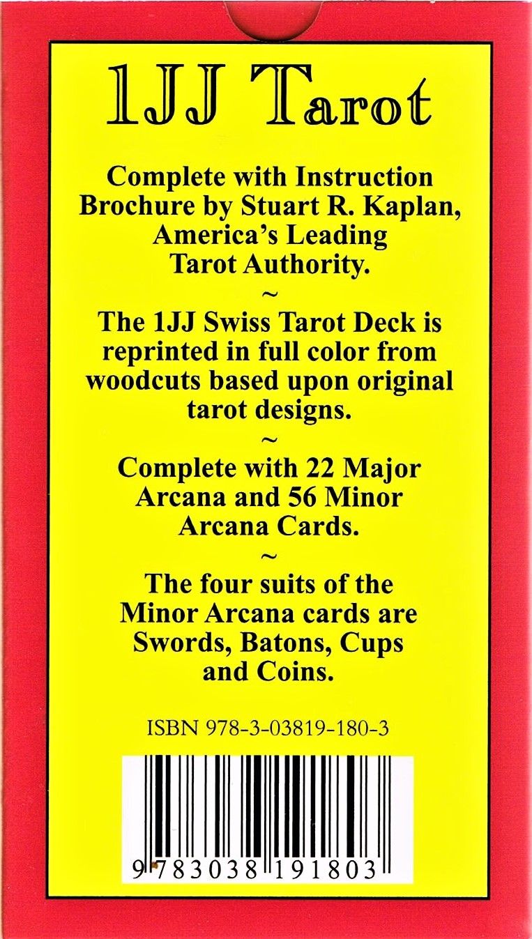 1JJ Swiss Tarot Cards GB