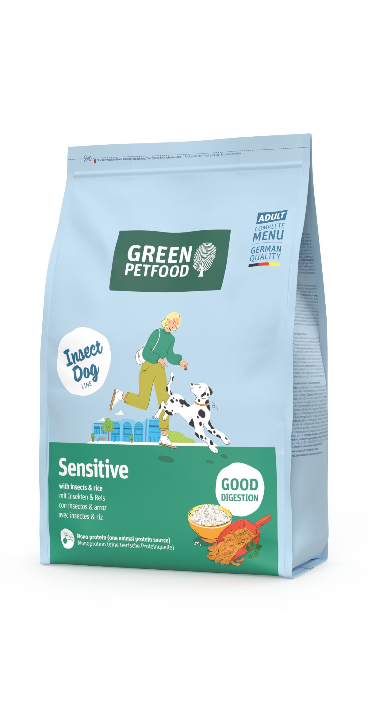 GPF Sensitive w. Ins. & Rice 3 kg