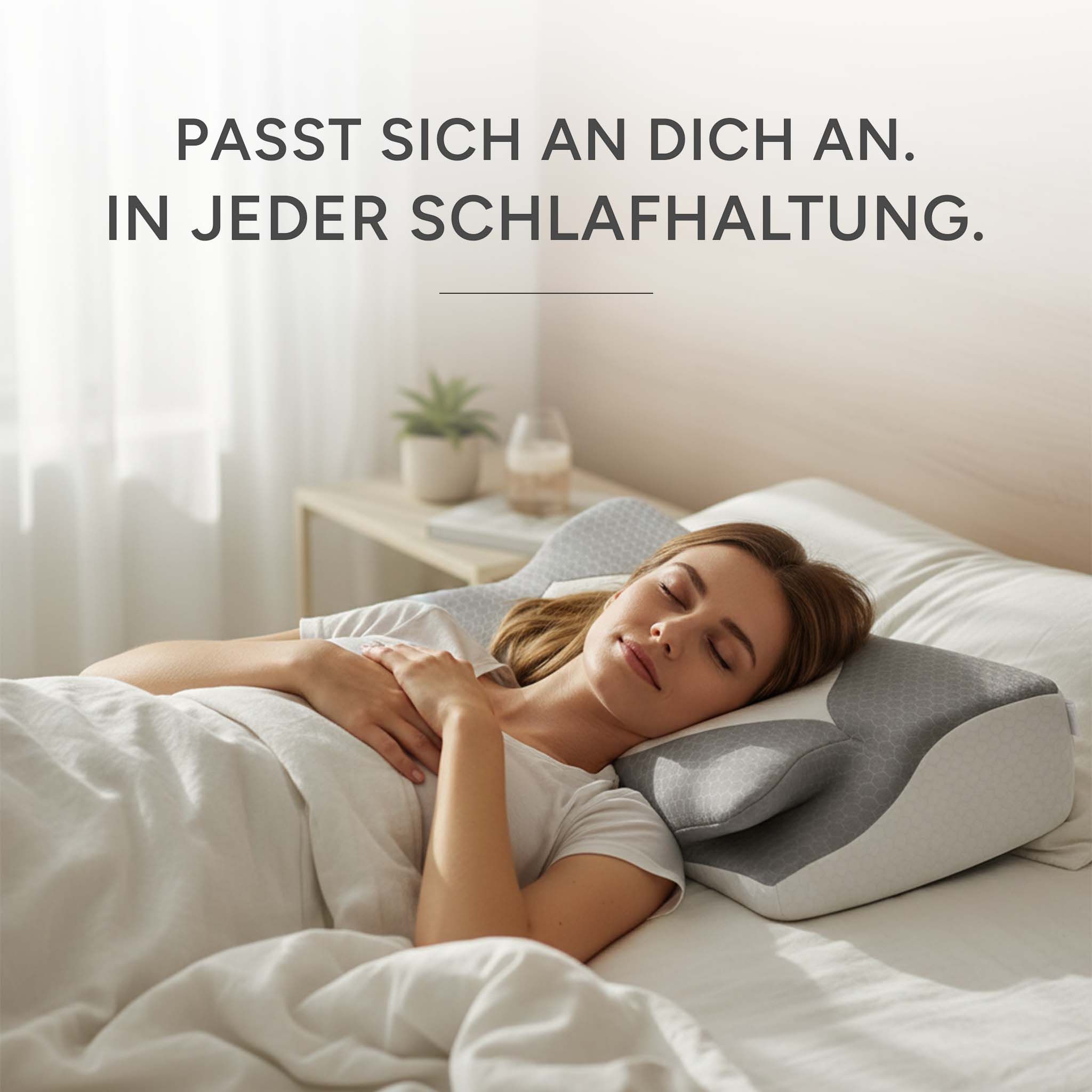SHAPEVITAL Schlafpaket Erholt Aufwachen | ergonomisches Set | 3D-Abdunkelung & Memory-Schaum