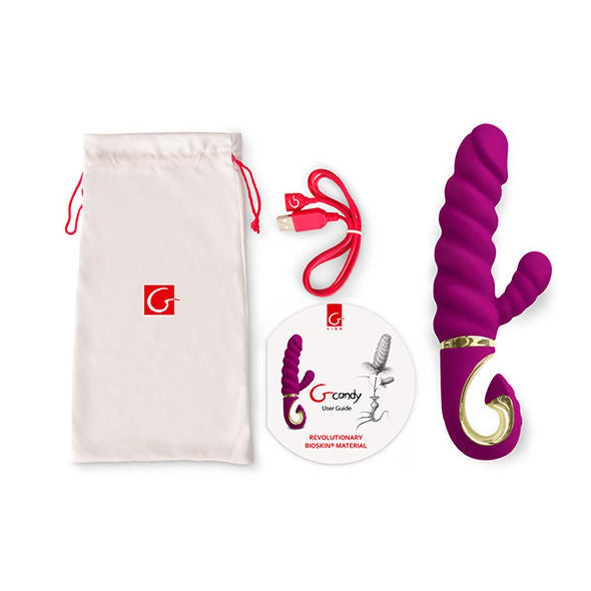 Rabbitvibrator "G-Candy" | 6 Vibrationsmodi | G-Vibe