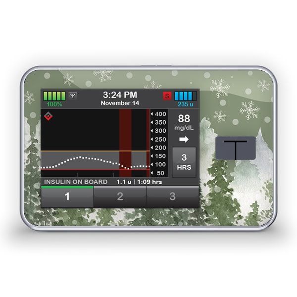 Diasticker® Tandem t:slim X2 Sticker "Magic of Winter"