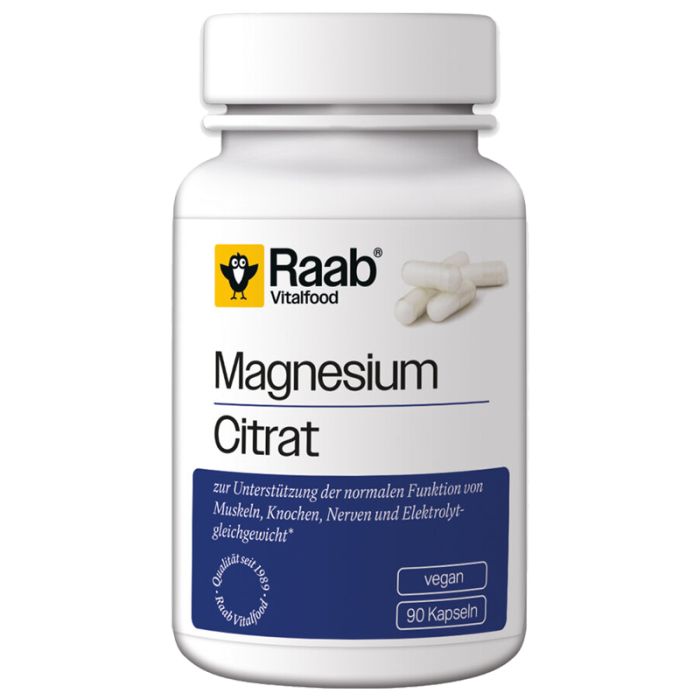 Raab Vitalfood® Magnesiumcitrat Kapseln