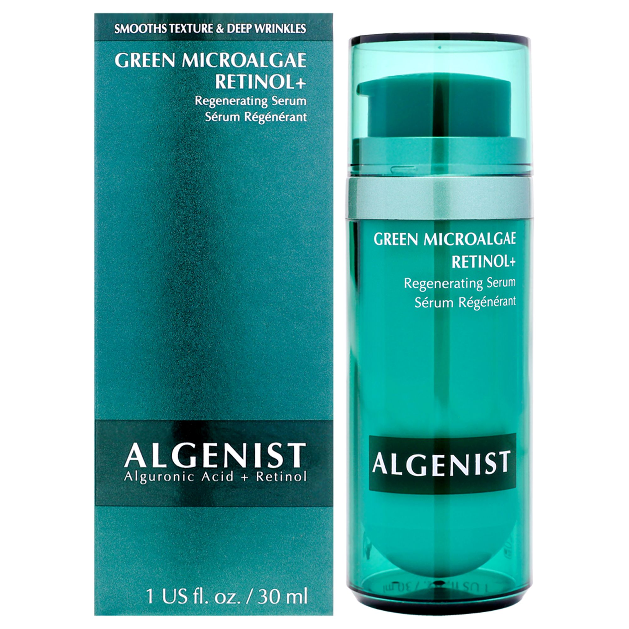Green Microalgae Retinol Plus Regenerating Serum von Algenist